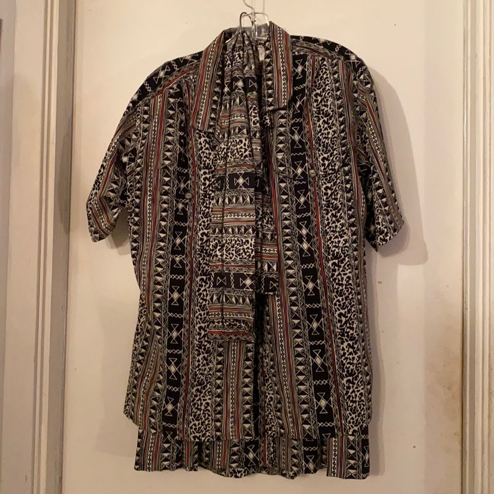 Skirt,shirt, and scarf set
